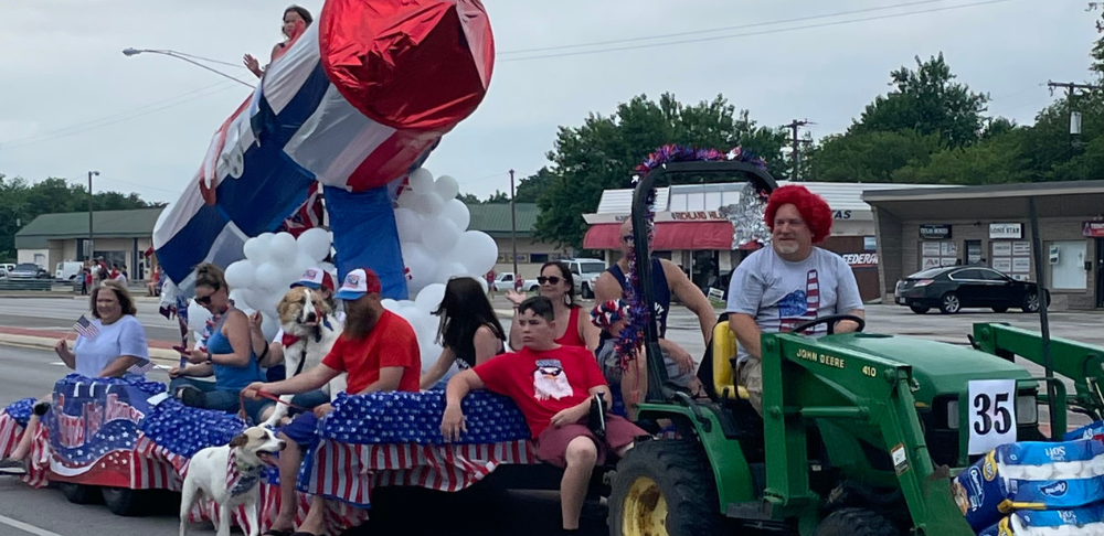 Patriotic Parade Float